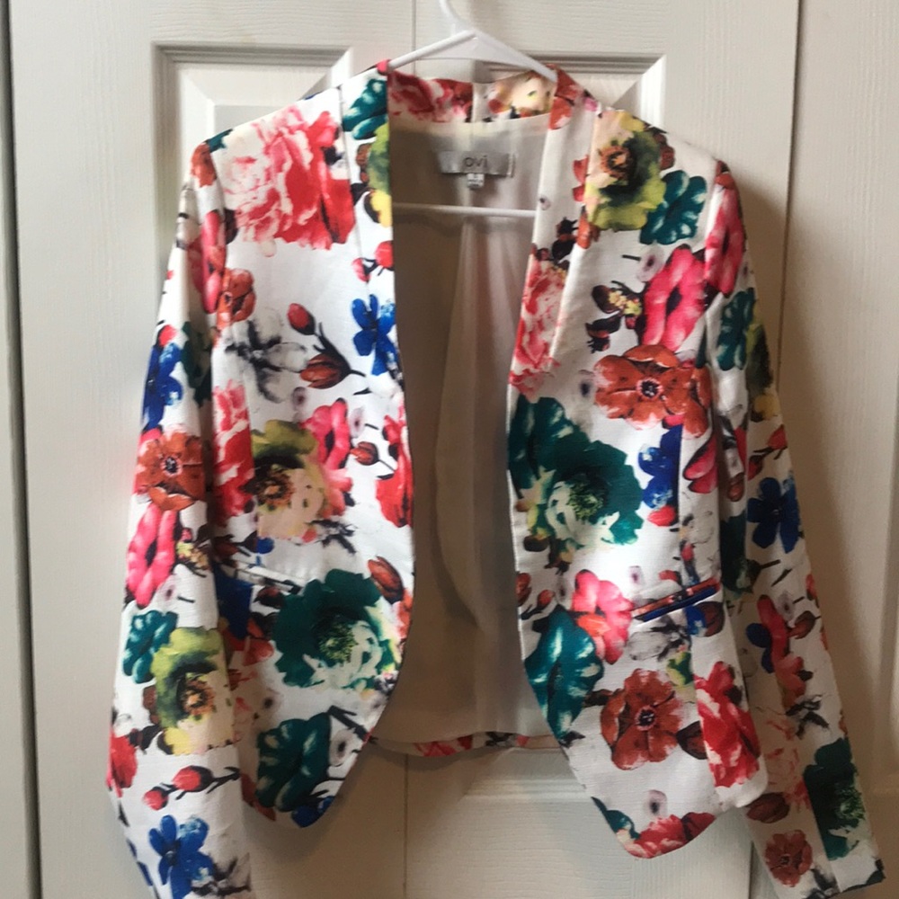 Floral Blazer